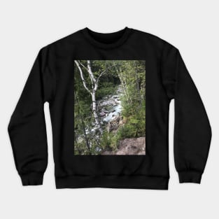 Beautiful Mountain Stream Crewneck Sweatshirt